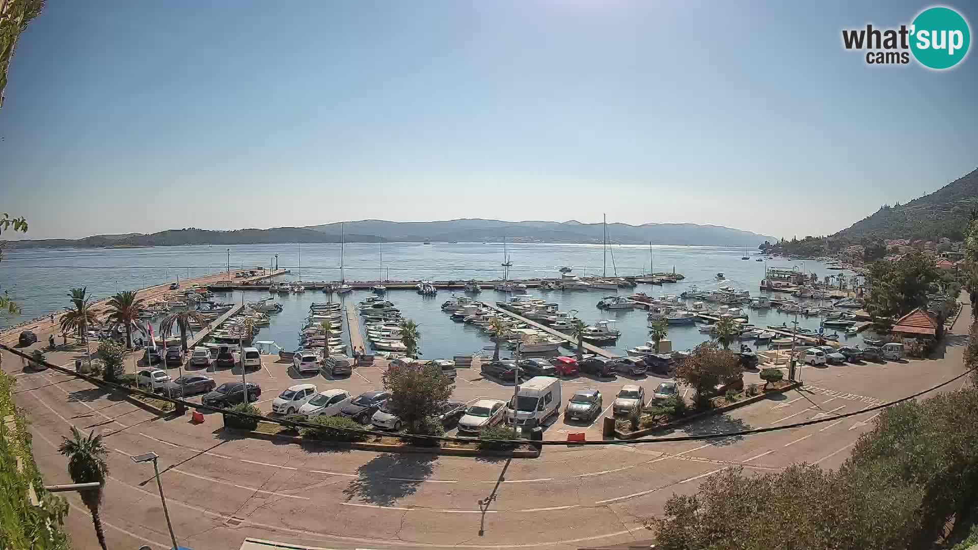 Web kamera Orebić Riva – Trajekt za Korčulu uživo