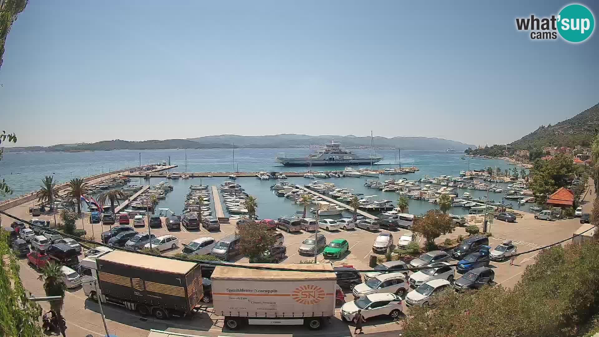 Webcam Orebić Riva – Ferry vers Korčula en direct