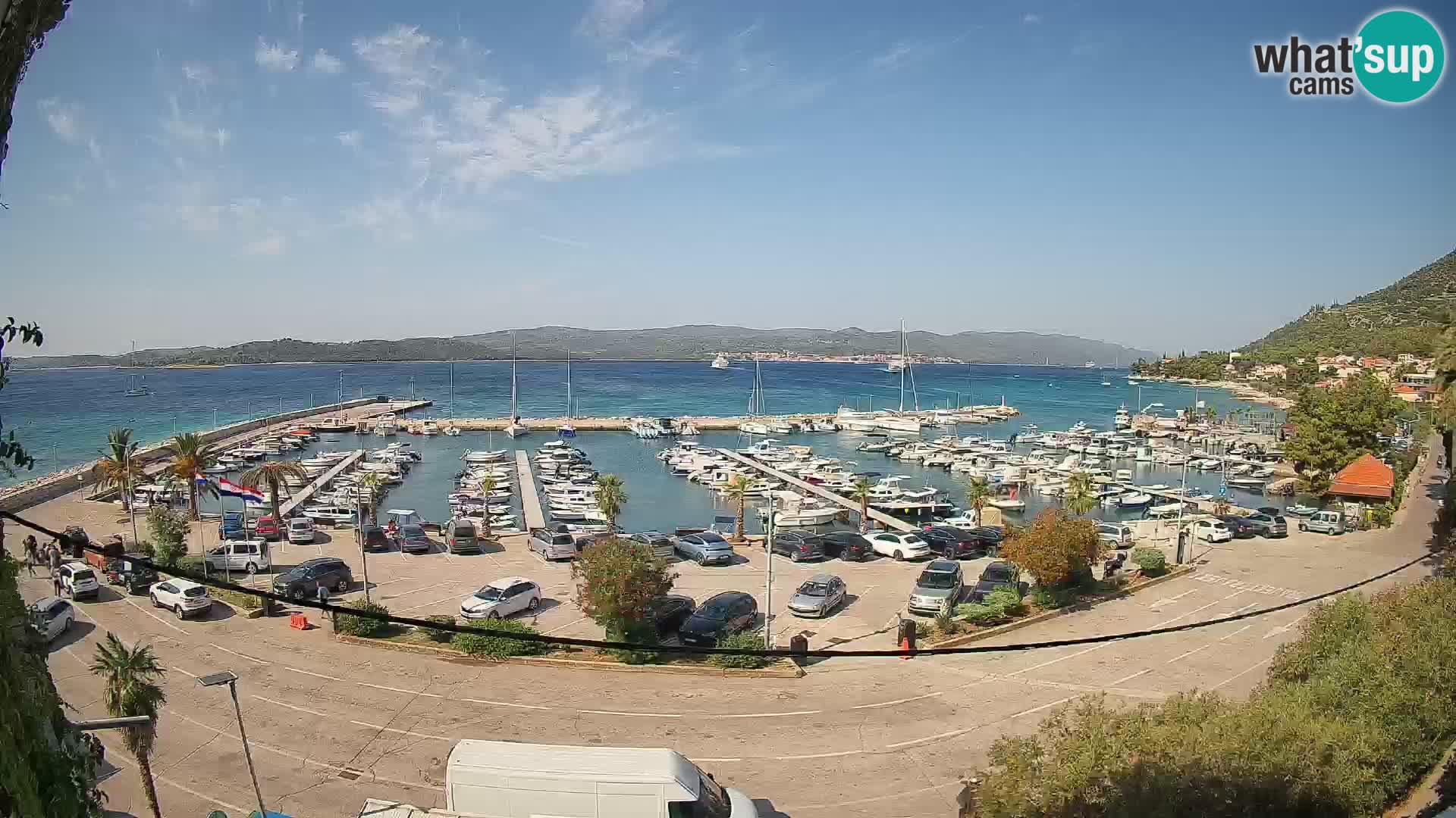Webcam Orebić Riva – Ferry vers Korčula en direct