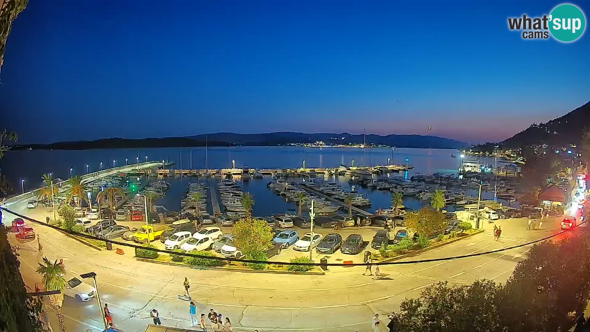 Webcam Orebić Riva – Ferry to Korčula Live