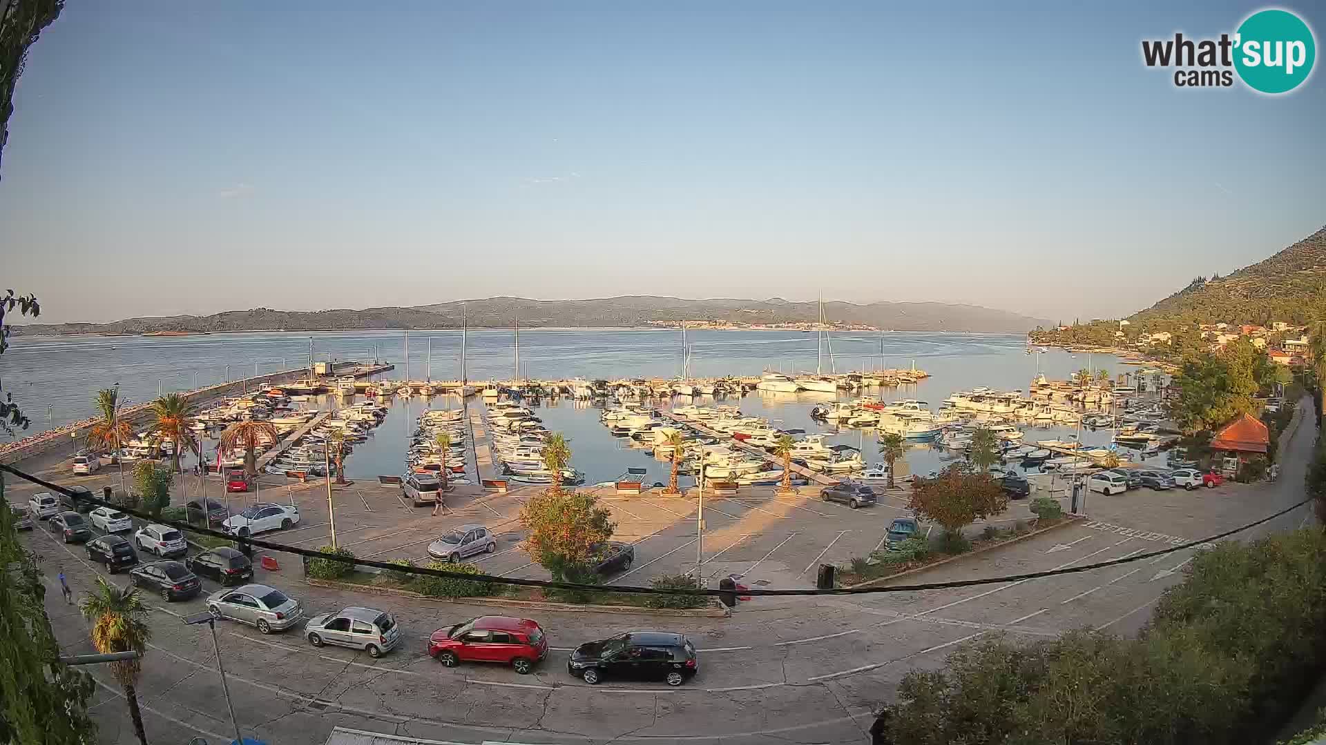 Webcam Orebić Riva – Ferry to Korčula Live