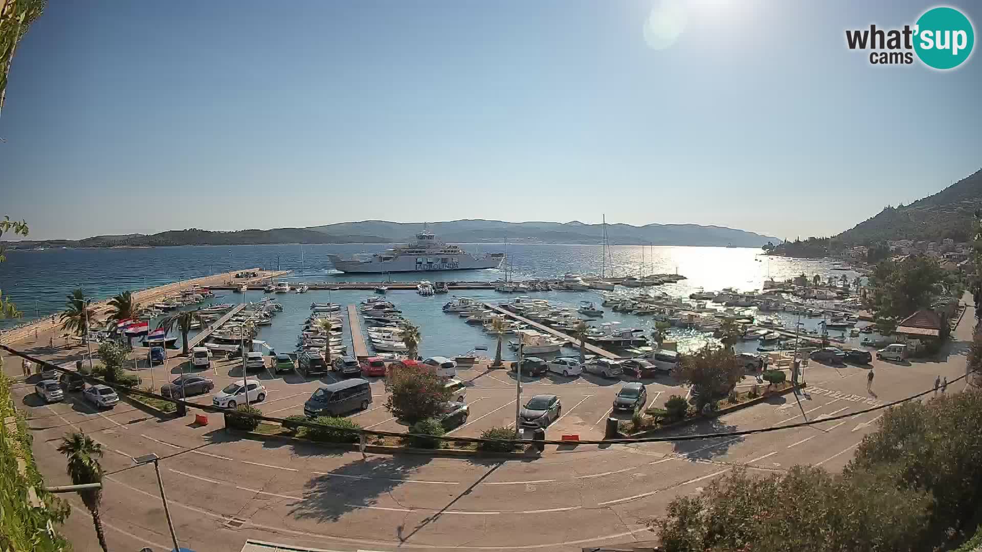 Webcam Sabbioncello Riva – Traghetto per Curzola in diretta