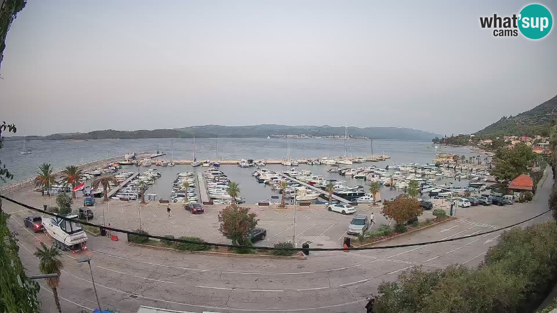 Webcam Orebić Riva – Ferry to Korčula Live