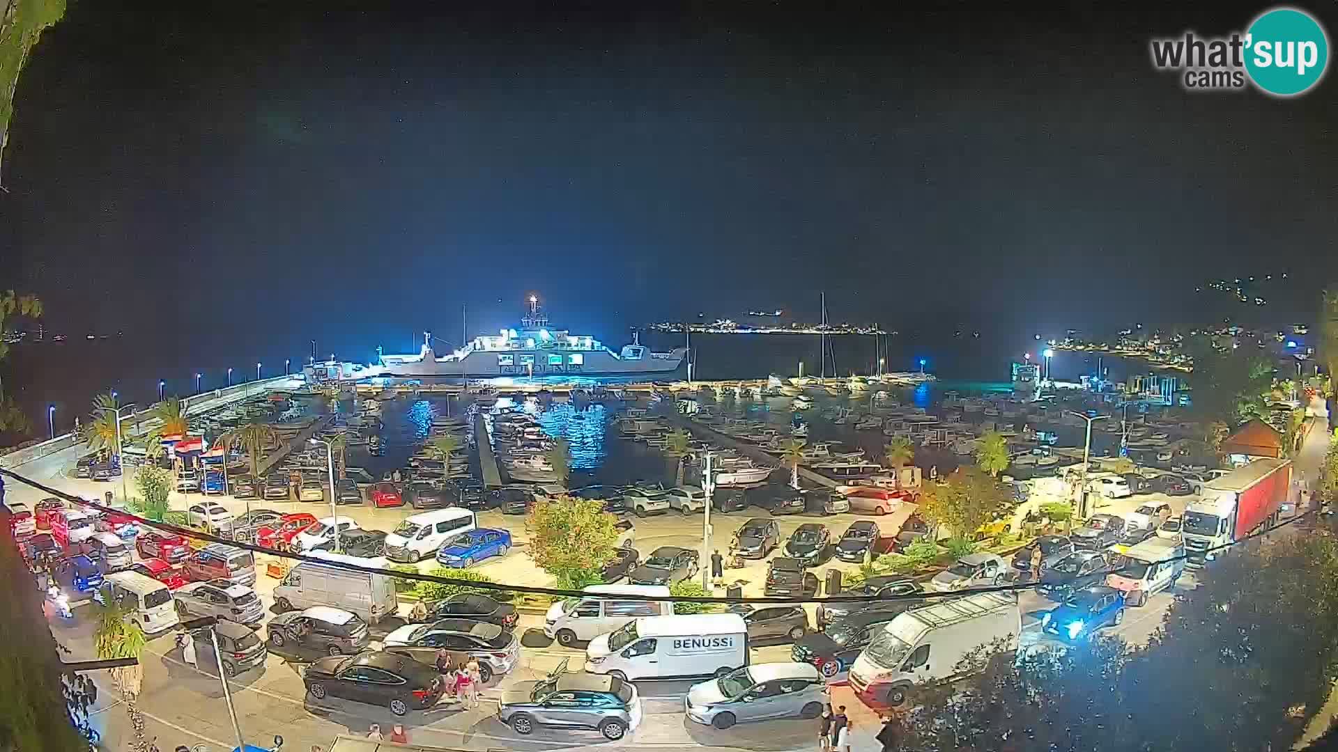 Webcam Orebić Riva – Ferry a Korčula en vivo