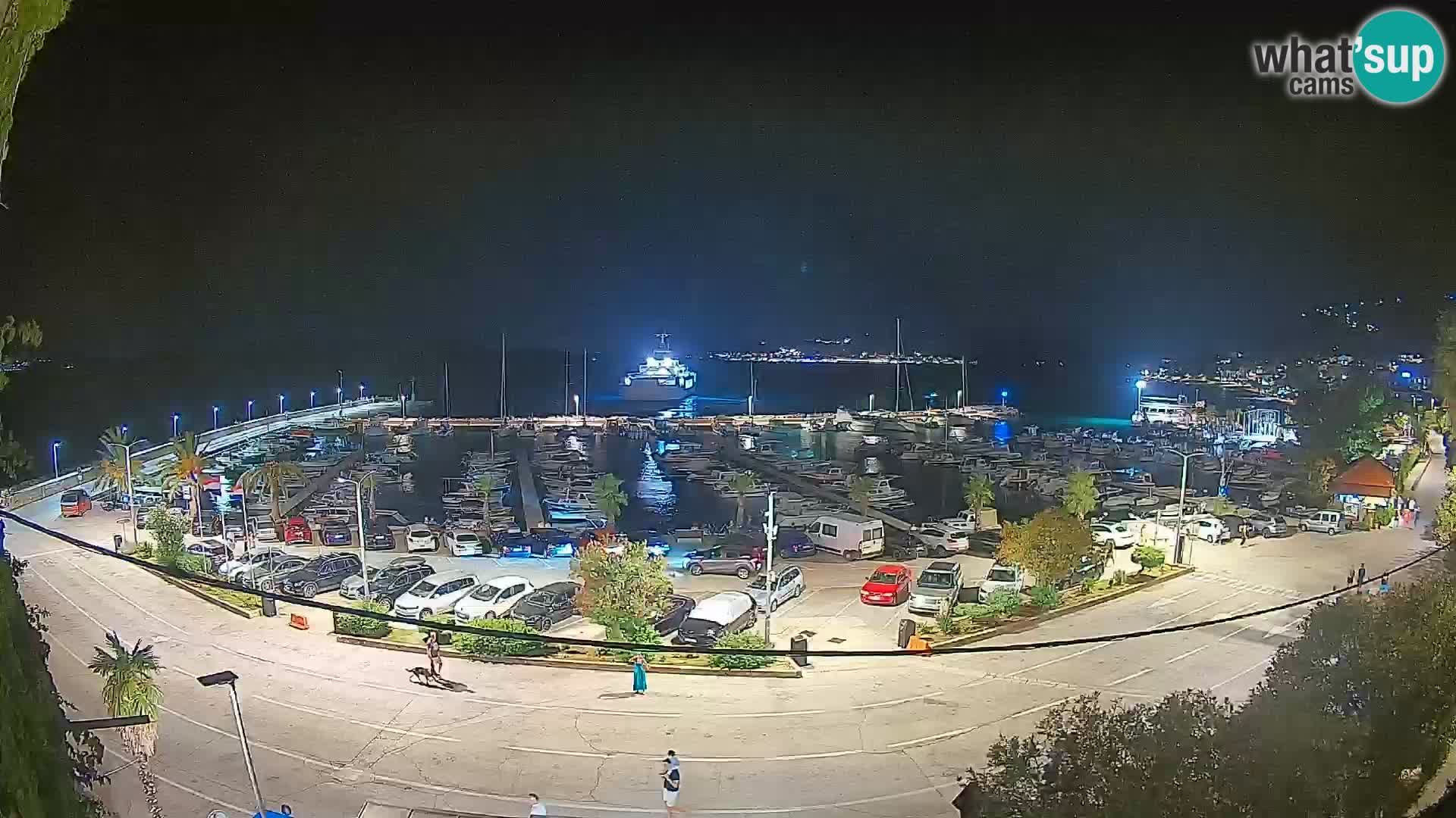 Webcam Orebić Uferpromenade – Fähre nach Korčula Live