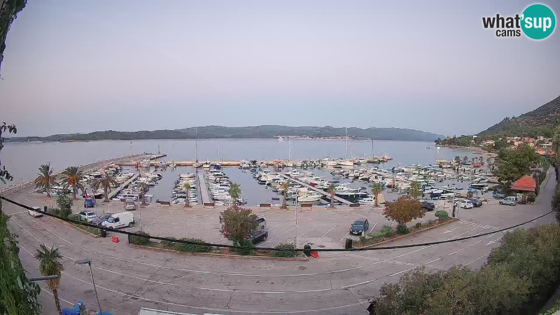 Webcam Orebić Uferpromenade – Fähre nach Korčula Live