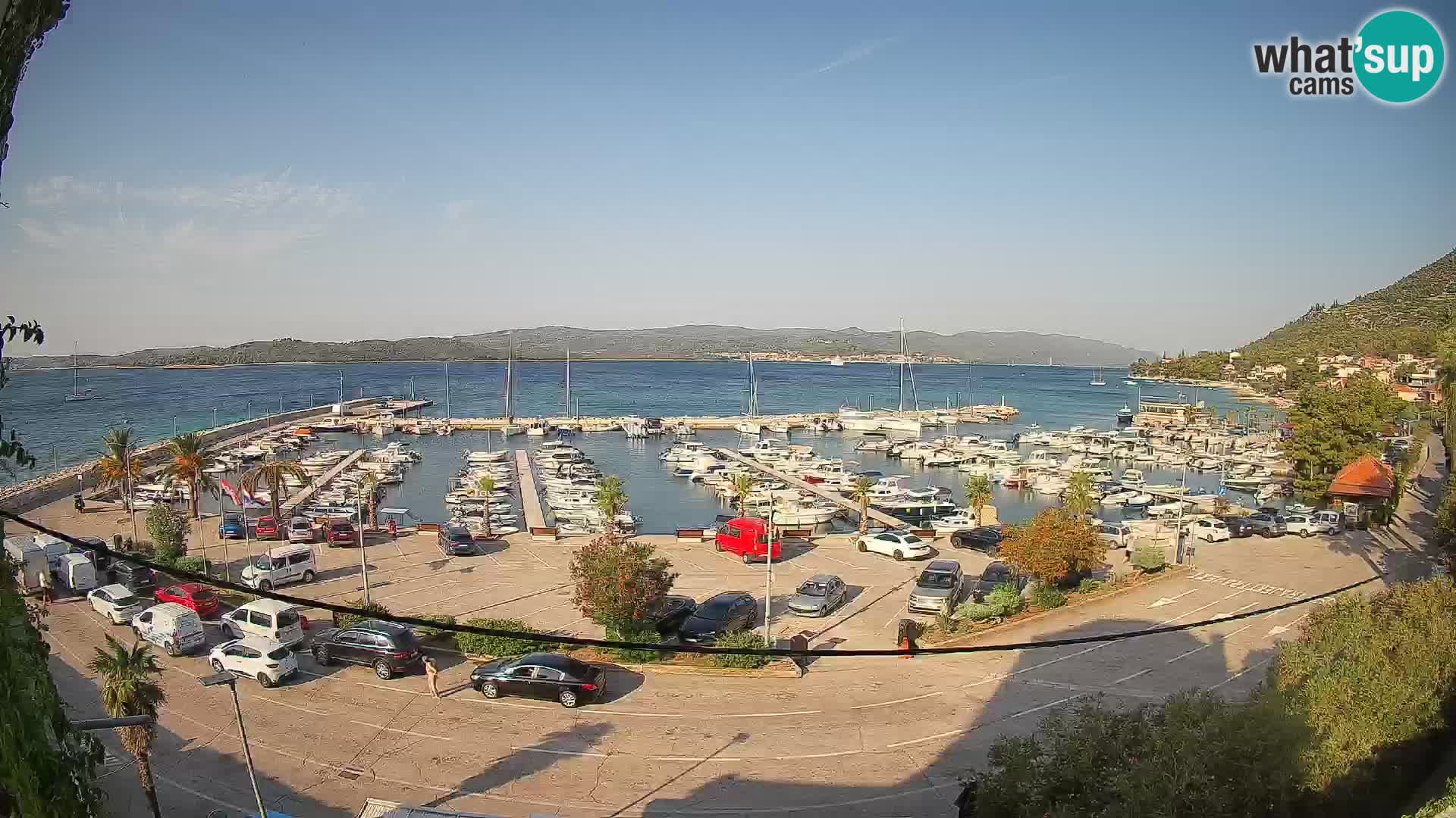 Webcam Orebić Riva – Ferry vers Korčula en direct
