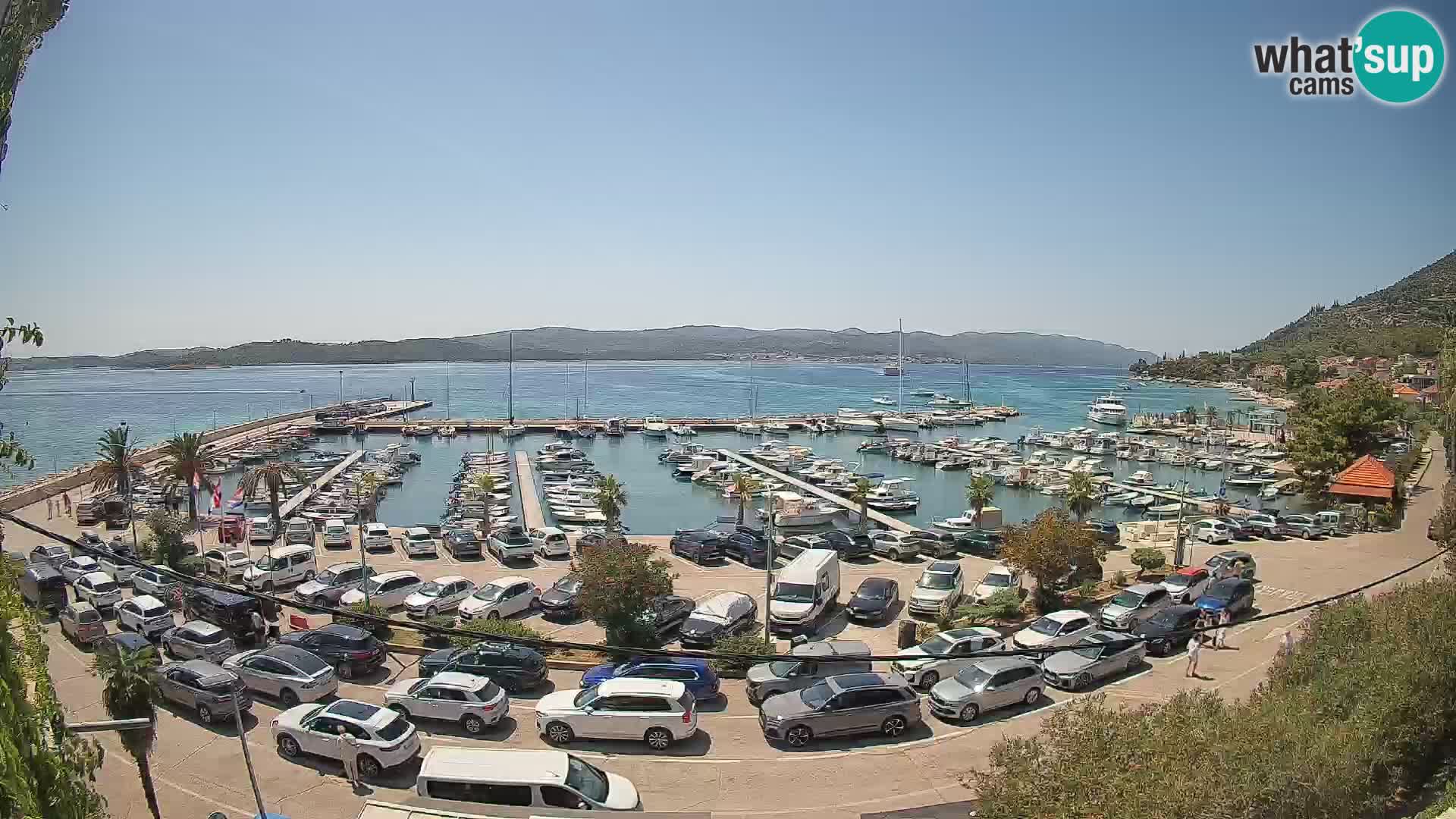 Webcam Orebić Riva – Ferry vers Korčula en direct