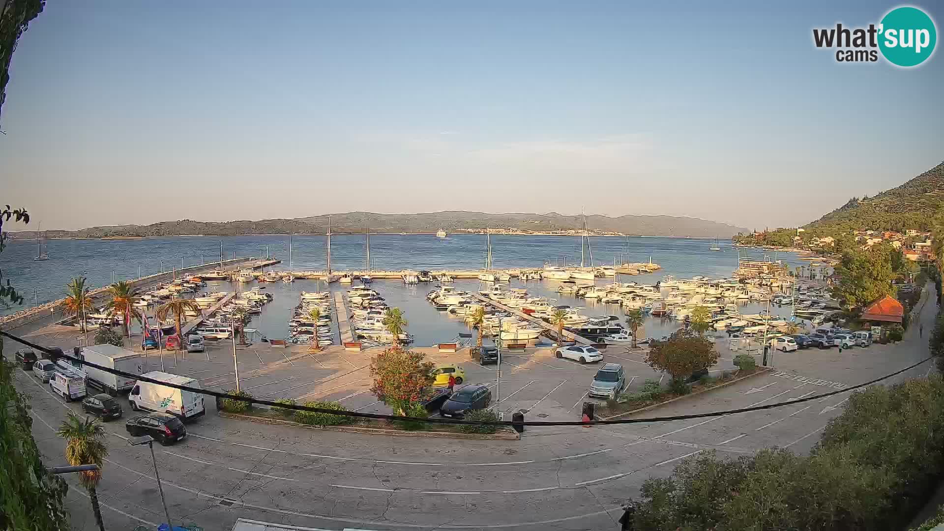 Webcam Orebić Riva – Ferry vers Korčula en direct