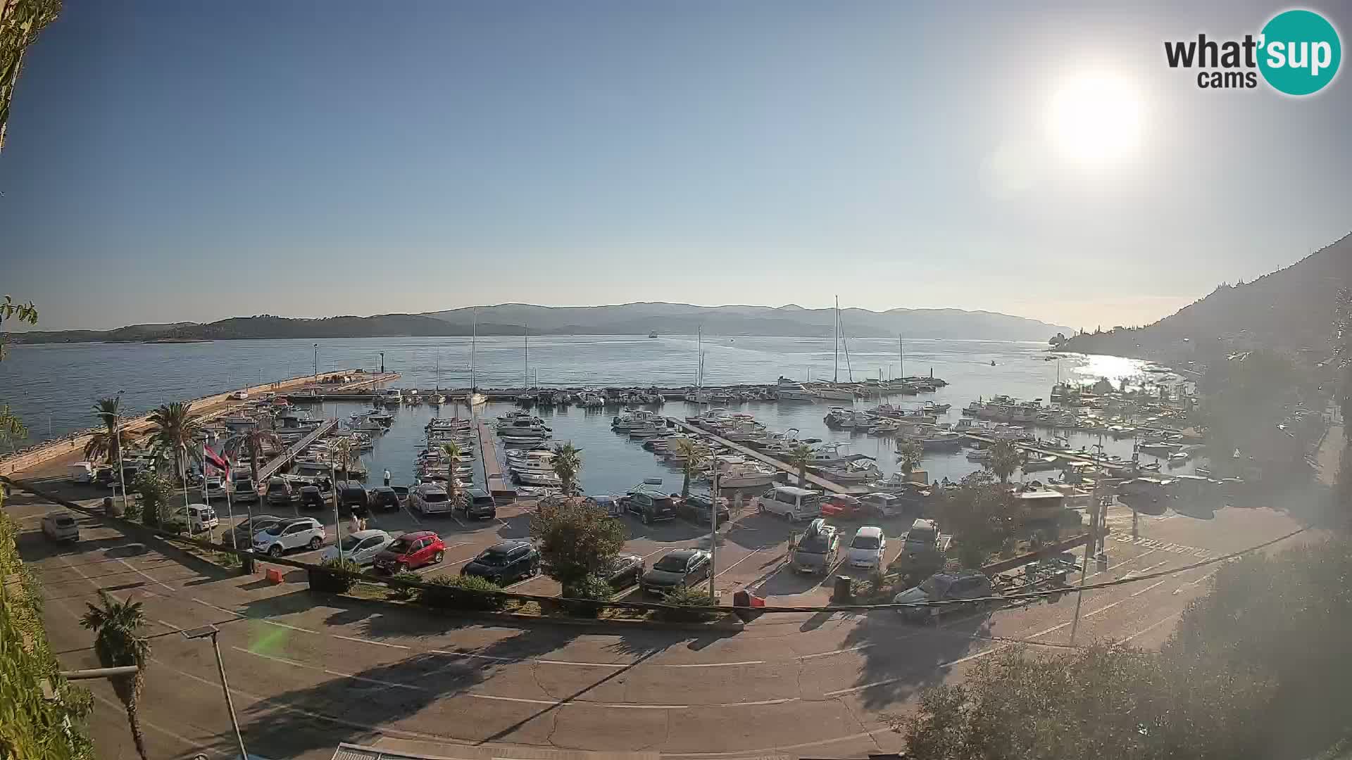 Webcam Orebić Riva – Ferry to Korčula Live