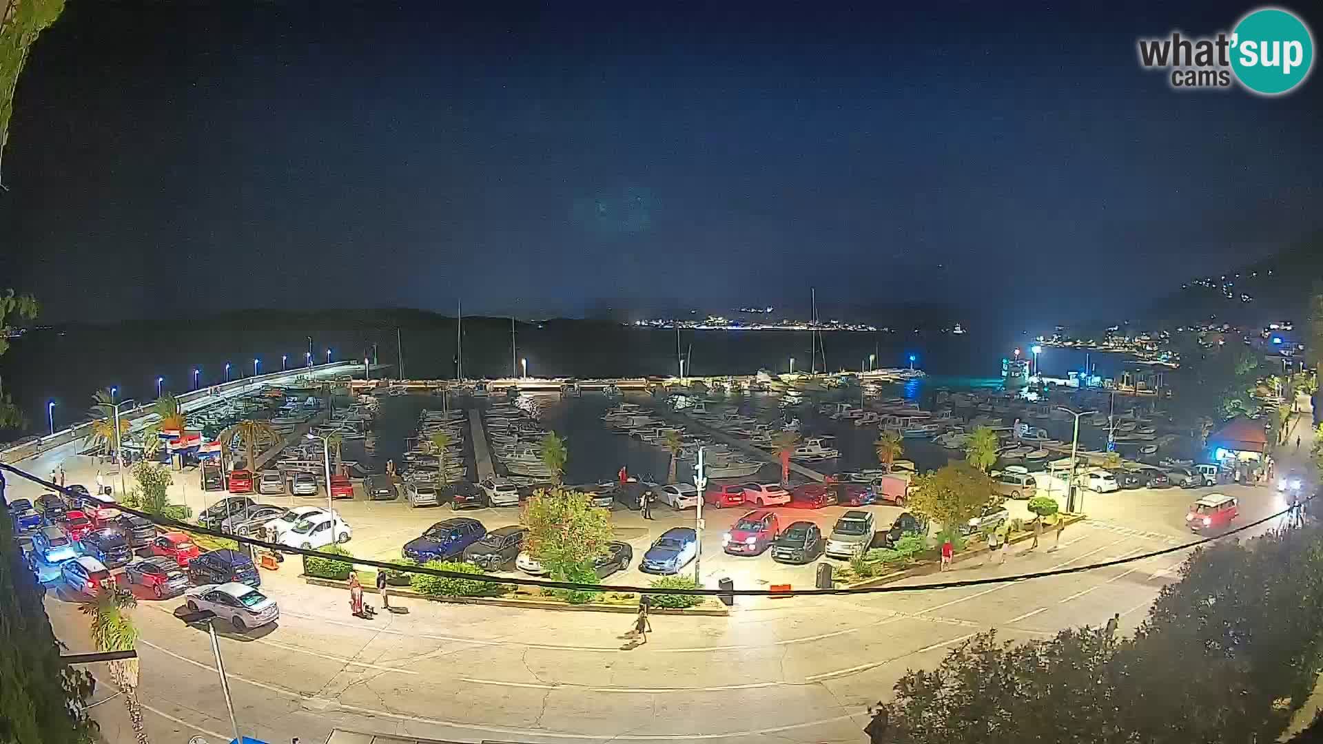 Webcam Orebić Riva – Ferry vers Korčula en direct