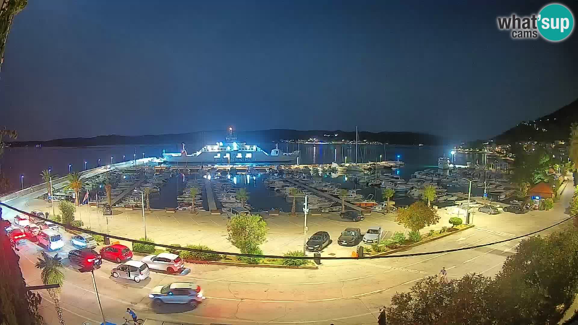 Webcam Orebić Riva – Ferry to Korčula Live