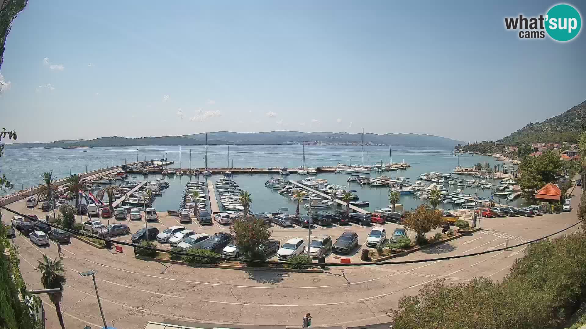 Webcam Orebić Uferpromenade – Fähre nach Korčula Live