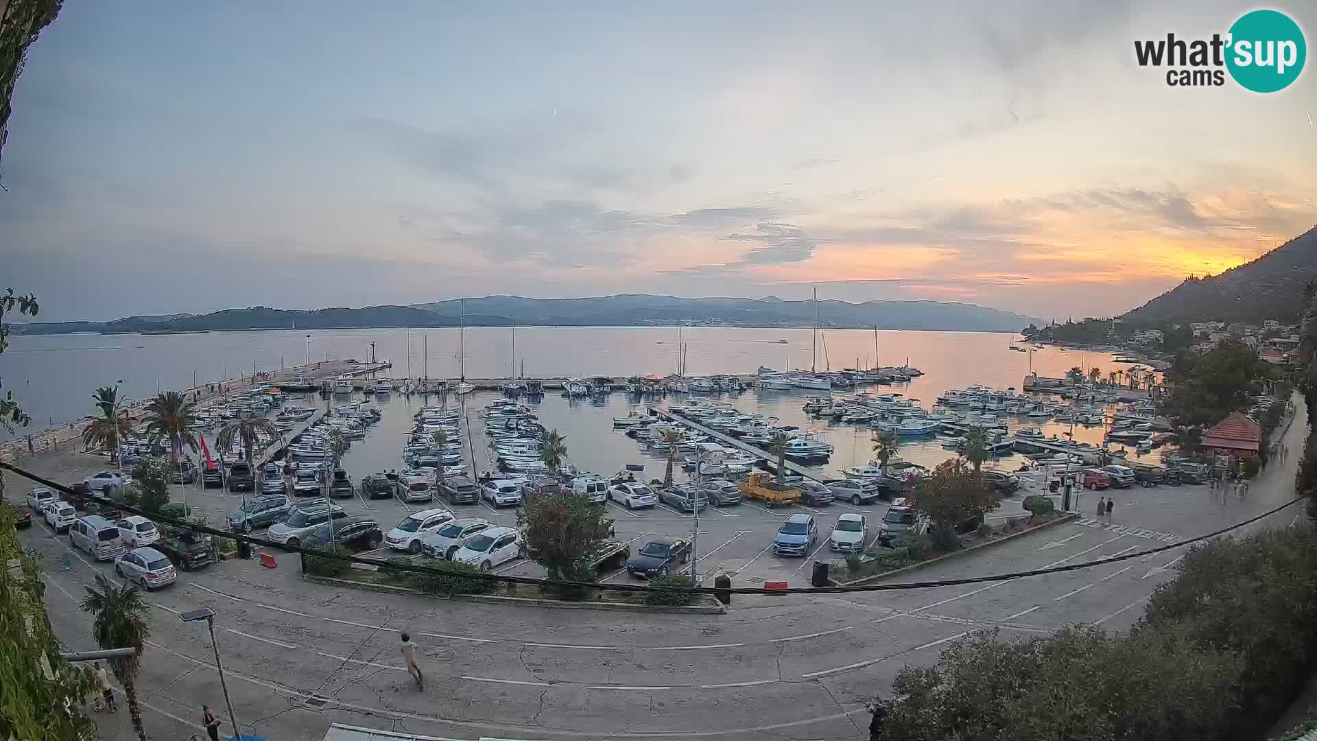 Webcam Orebić Riva – Ferry to Korčula Live