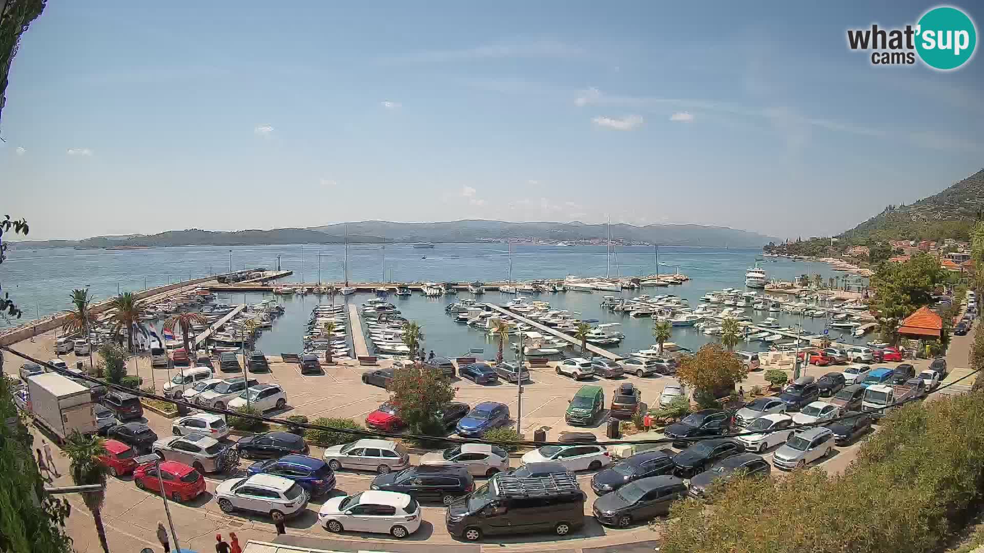 Webcam Orebić Uferpromenade – Fähre nach Korčula Live