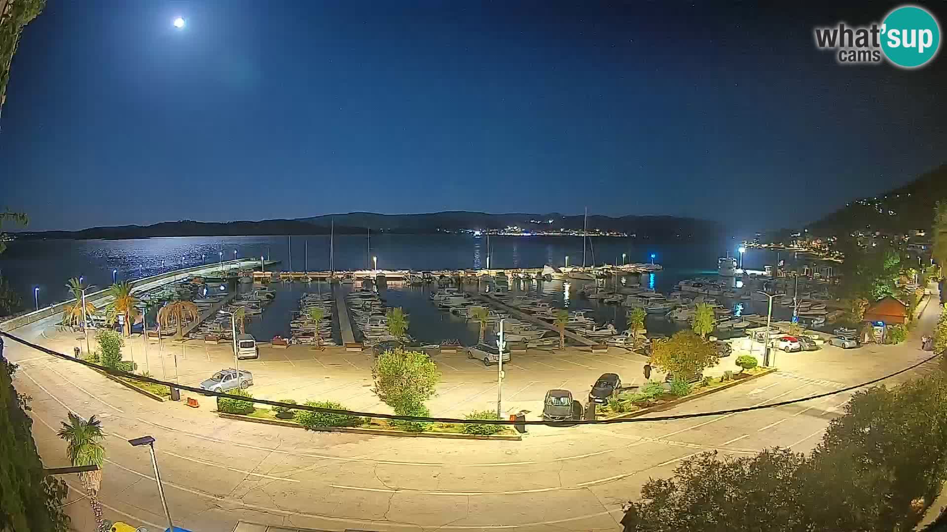 Webcam Orebić Uferpromenade – Fähre nach Korčula Live