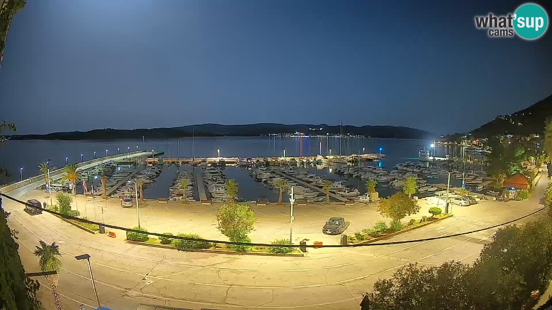 Spletna kamera Orebić Riva – Trajekt za Korčulo v živo
