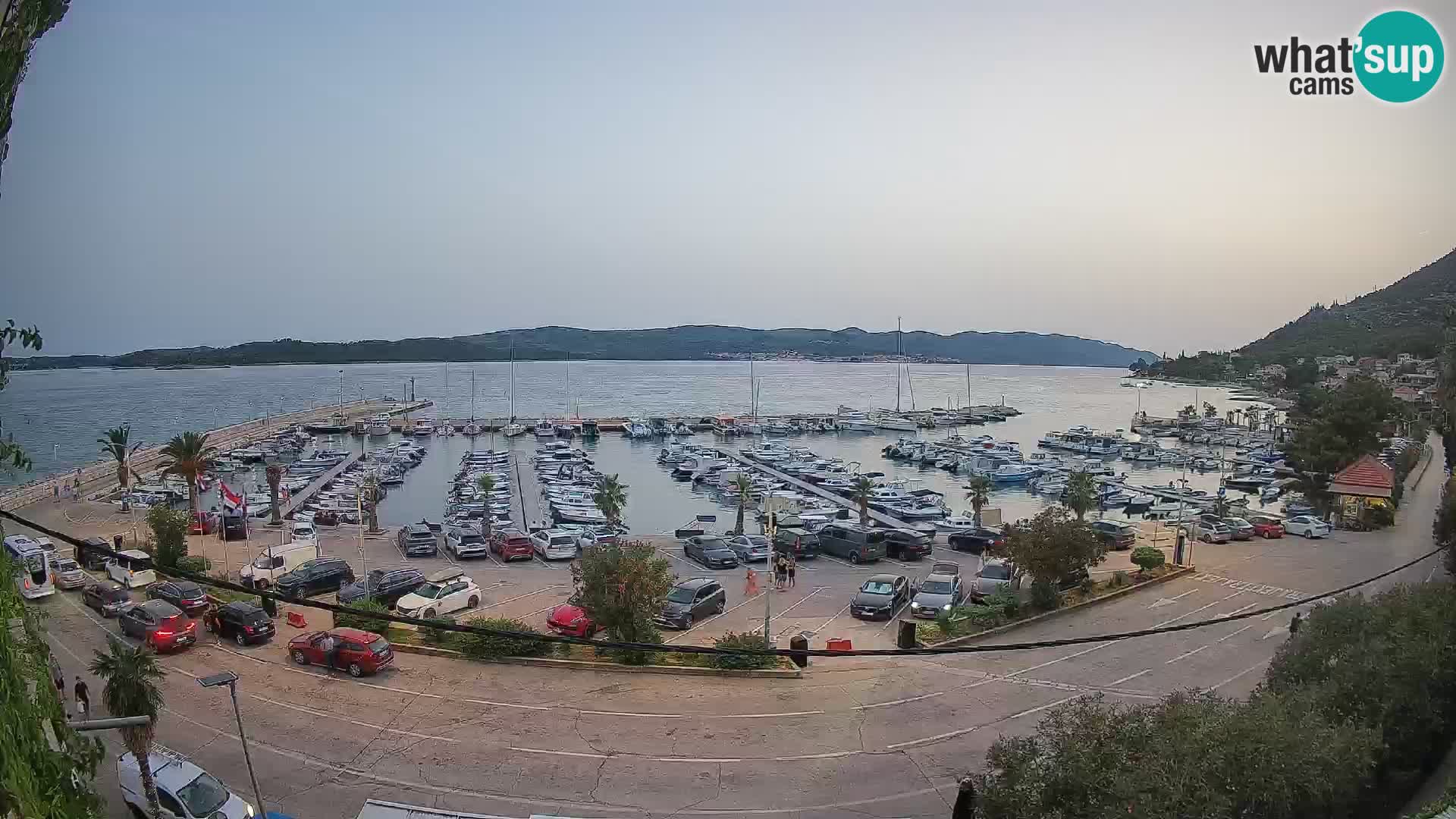 Web kamera Orebić Riva – Trajekt za Korčulu uživo