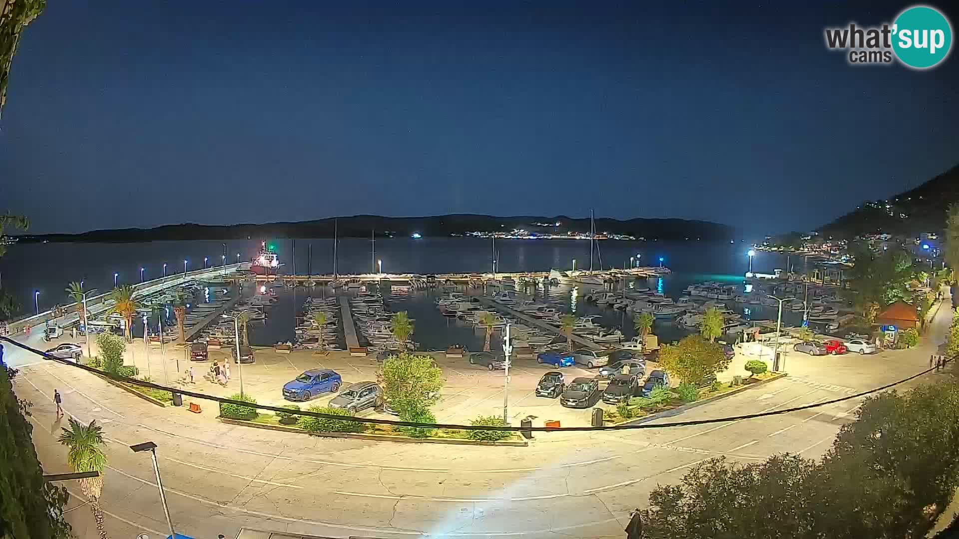 Webcam Orebić Riva – Ferry a Korčula en vivo