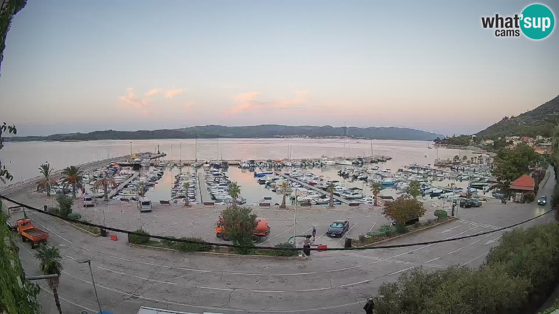 Webcam Orebić Riva – Ferry vers Korčula en direct