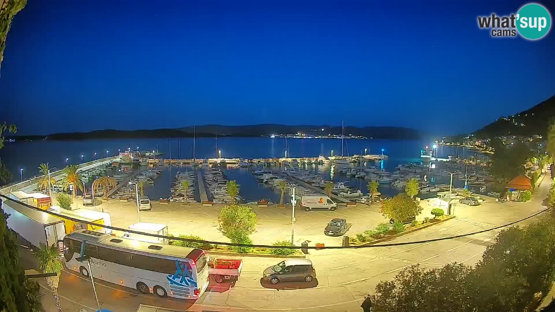 Webcam Orebić Riva – Ferry to Korčula Live