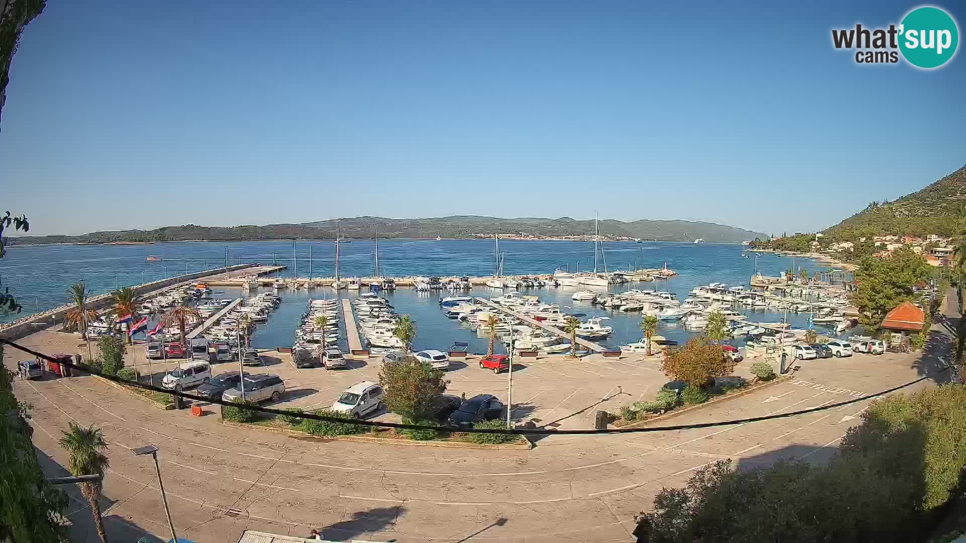 Webcam Orebić Riva – Ferry to Korčula Live