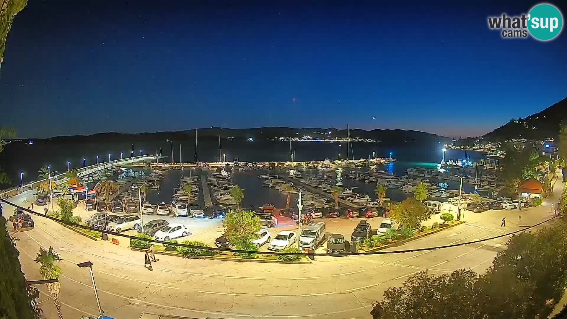 Webcam Orebić Riva – Ferry vers Korčula en direct