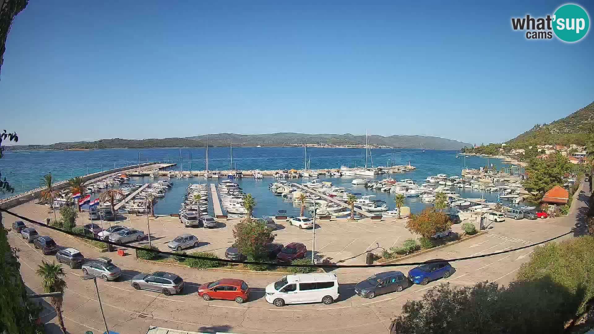 Webcam Orebić Riva – Ferry vers Korčula en direct
