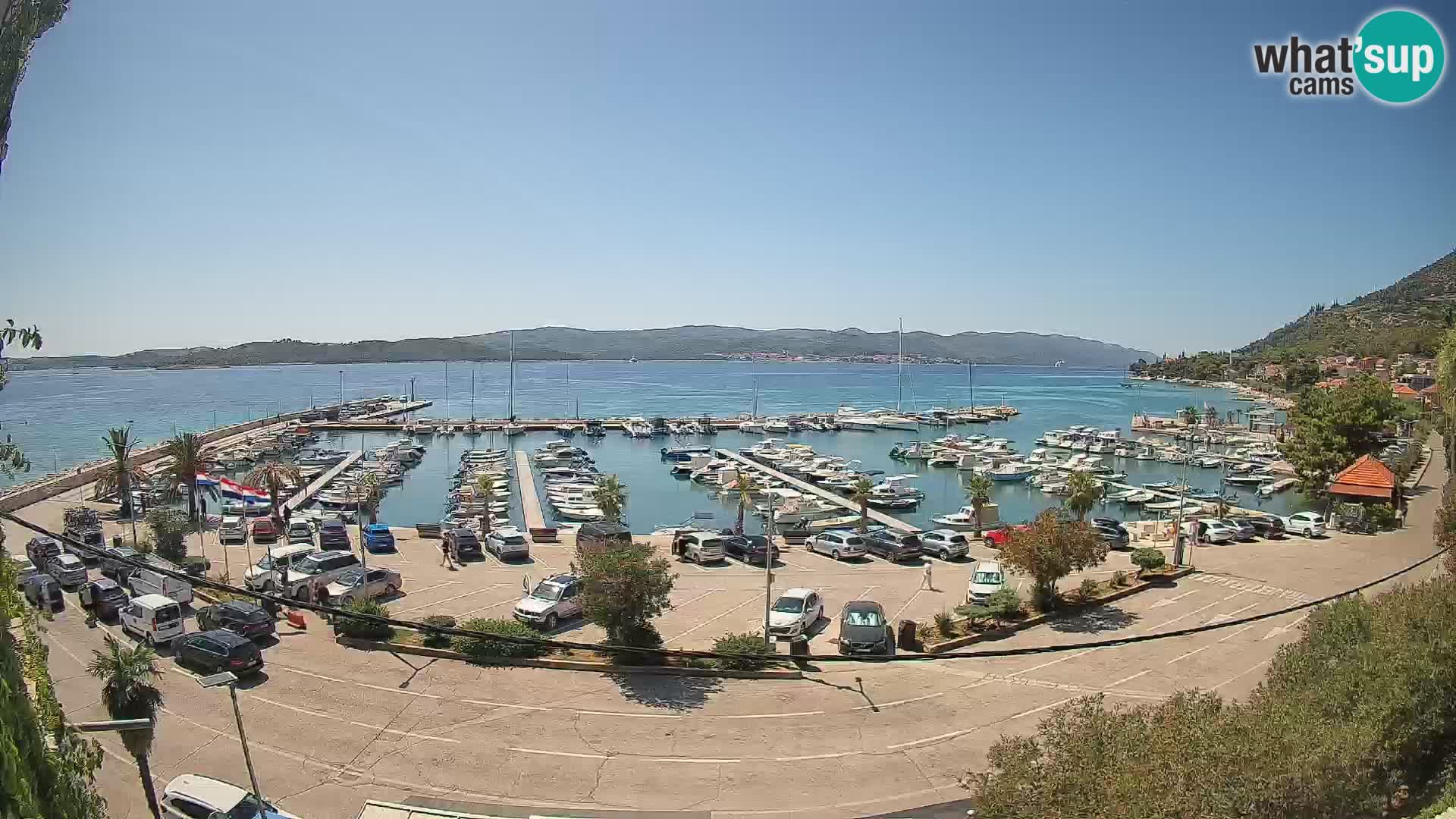 Webcam Orebić Riva – Ferry vers Korčula en direct