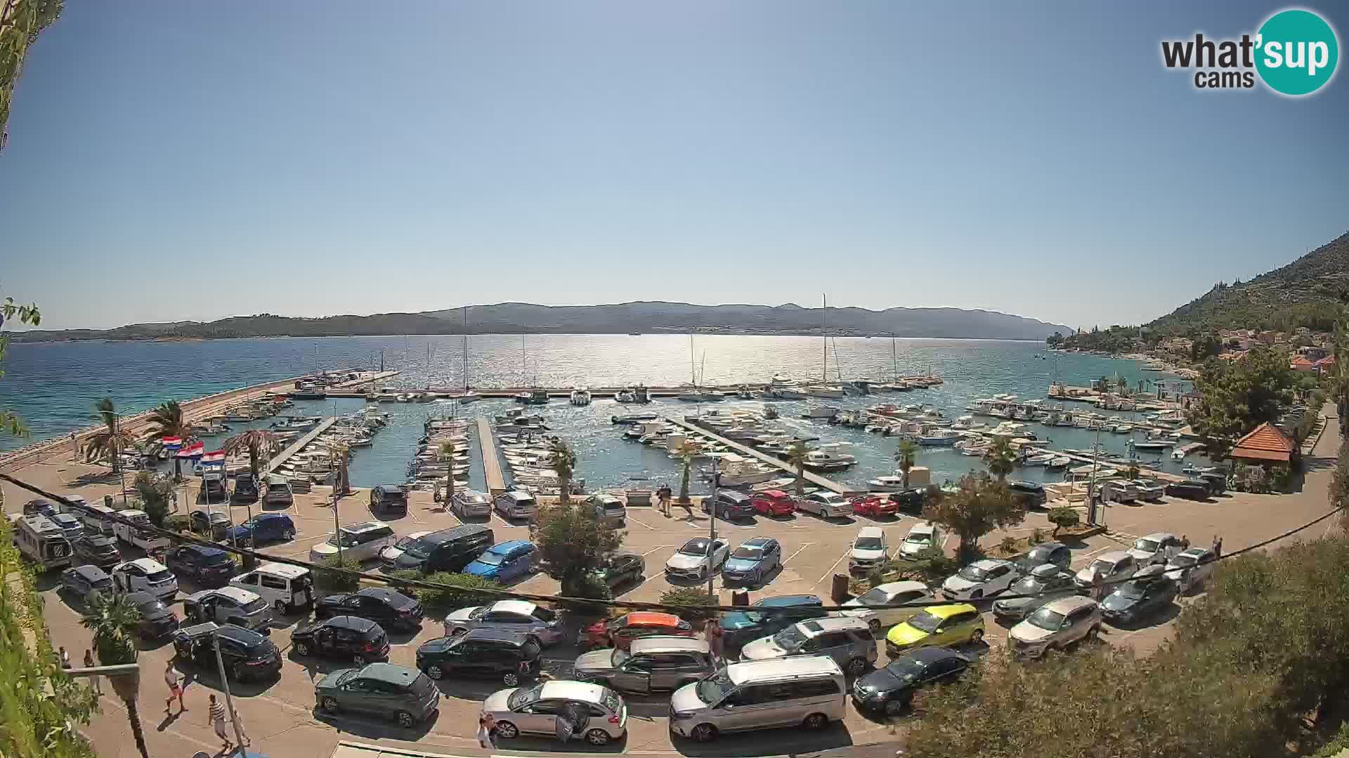 Webcam Orebić Riva – Ferry vers Korčula en direct