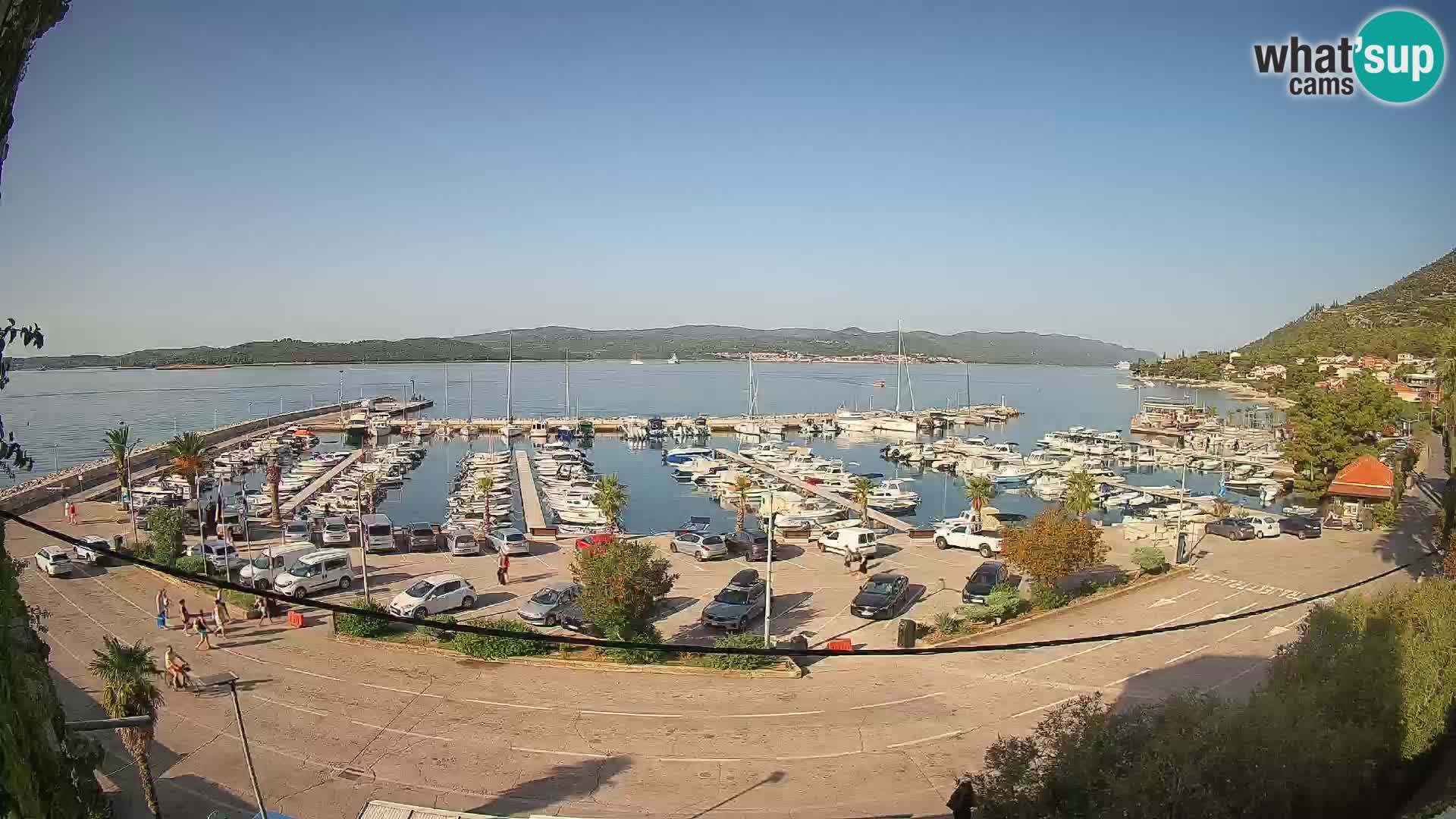 Webcam Orebić Riva – Ferry a Korčula en vivo