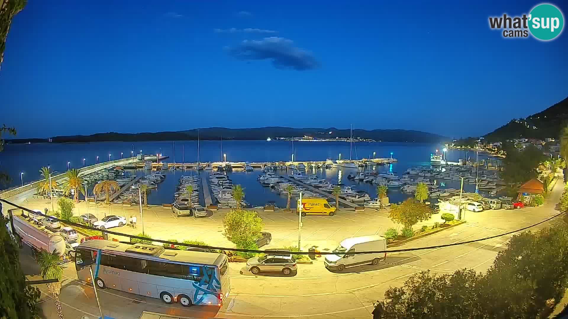 Webcam Orebić Riva – Ferry vers Korčula en direct