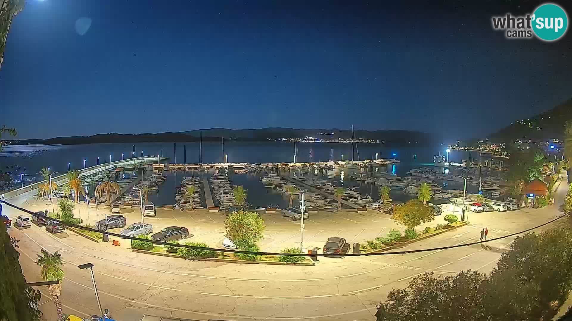 Webcam Orebić Uferpromenade – Fähre nach Korčula Live