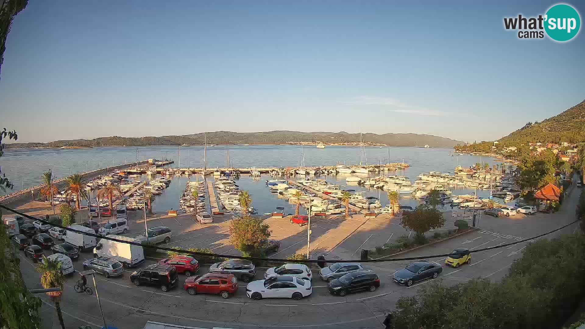 Webcam Orebić Uferpromenade – Fähre nach Korčula Live
