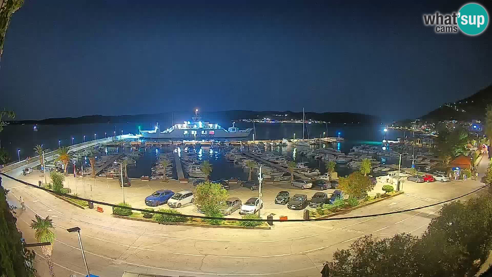 Webcam Orebić Uferpromenade – Fähre nach Korčula Live