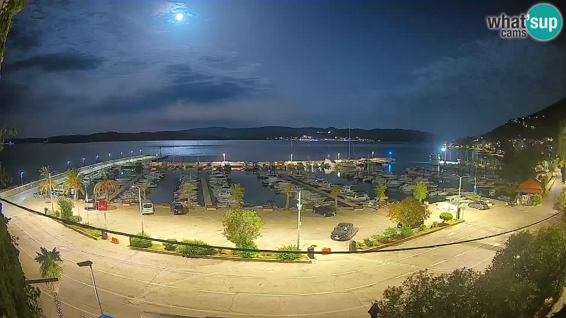 Webcam Orebić Riva – Ferry a Korčula en vivo