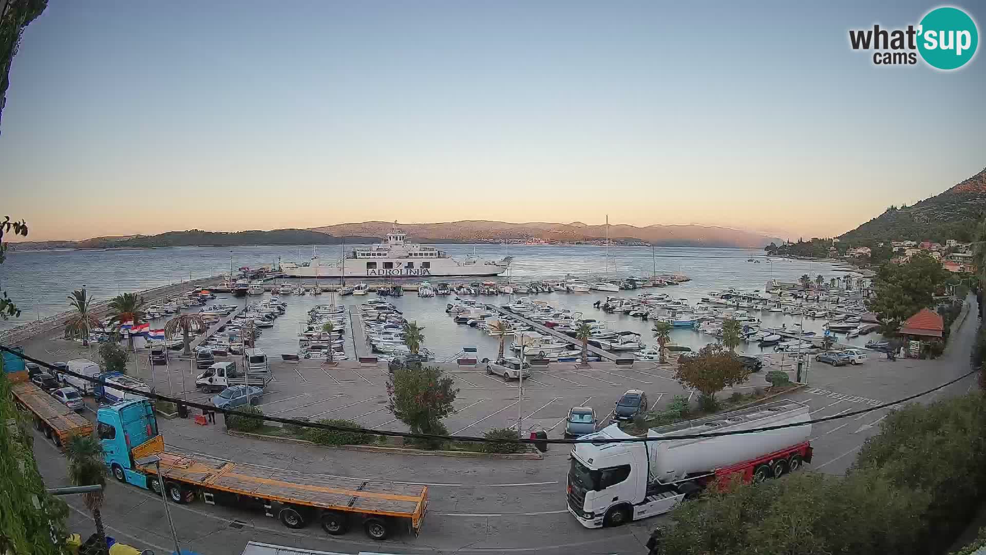 Webcam Sabbioncello Riva – Traghetto per Curzola in diretta