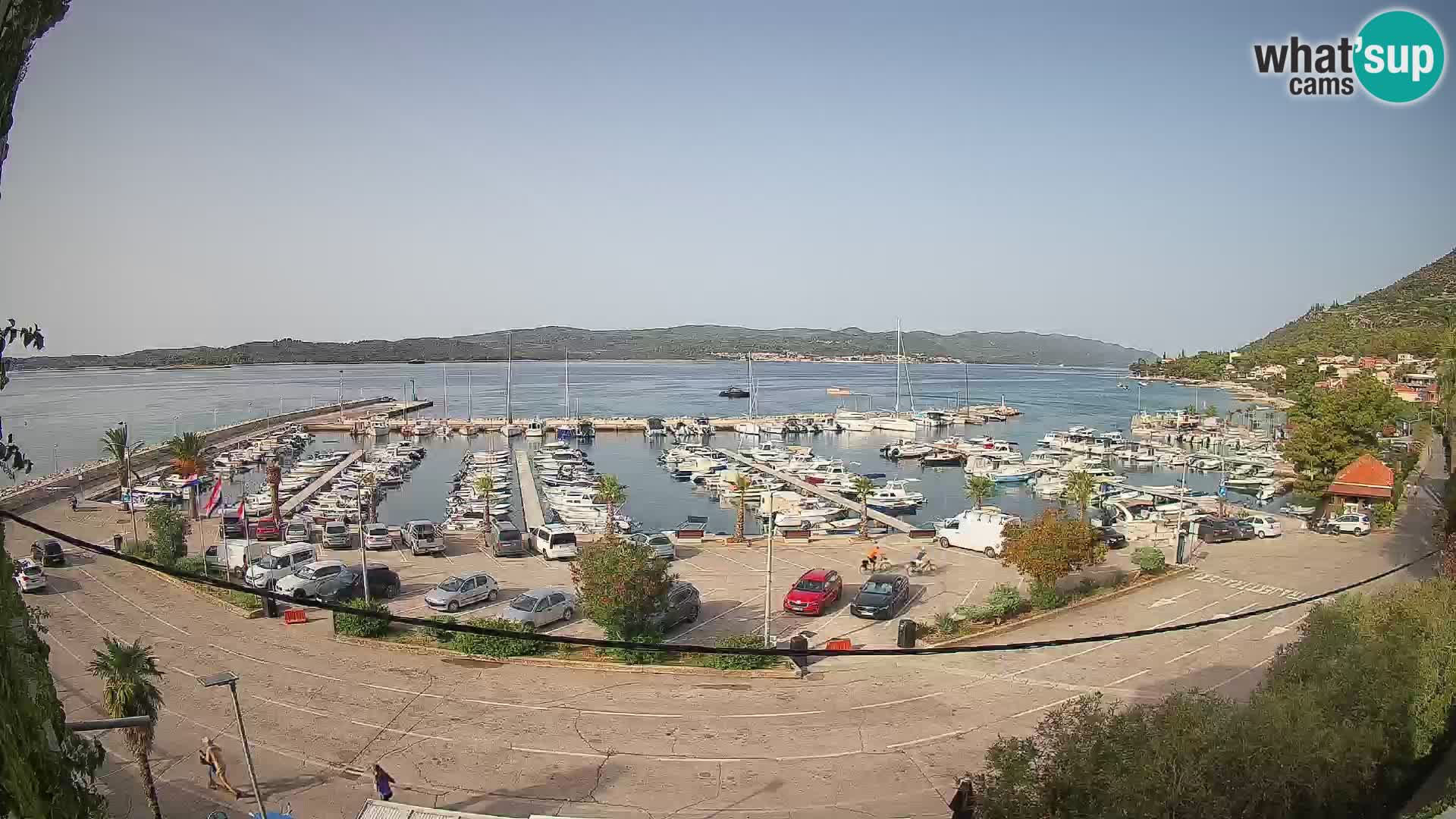 Webcam Orebić Riva – Ferry to Korčula Live