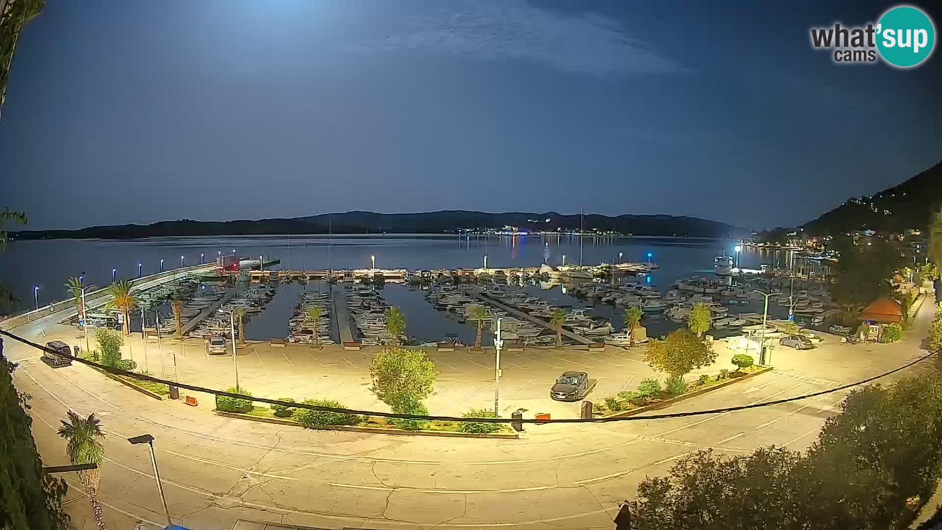 Webcam Orebić Riva – Ferry to Korčula Live