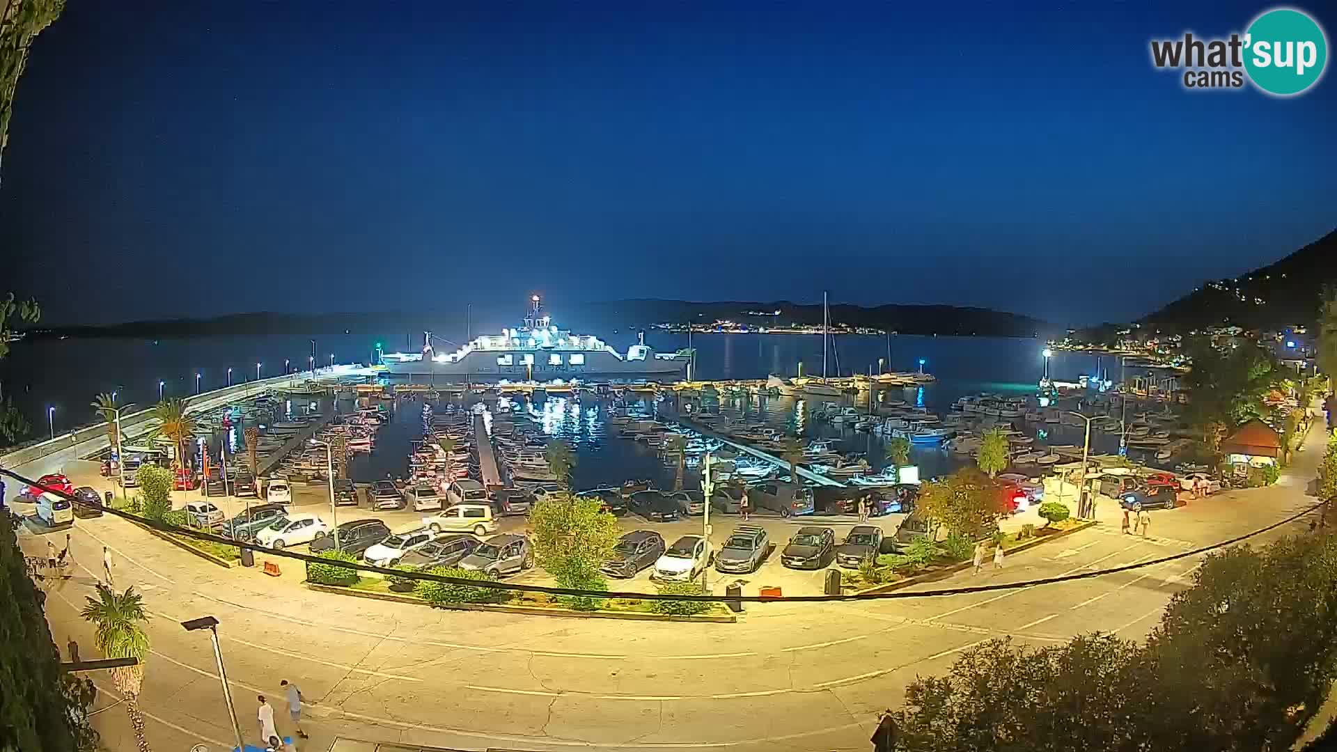 Webcam Orebić Riva – Ferry to Korčula Live