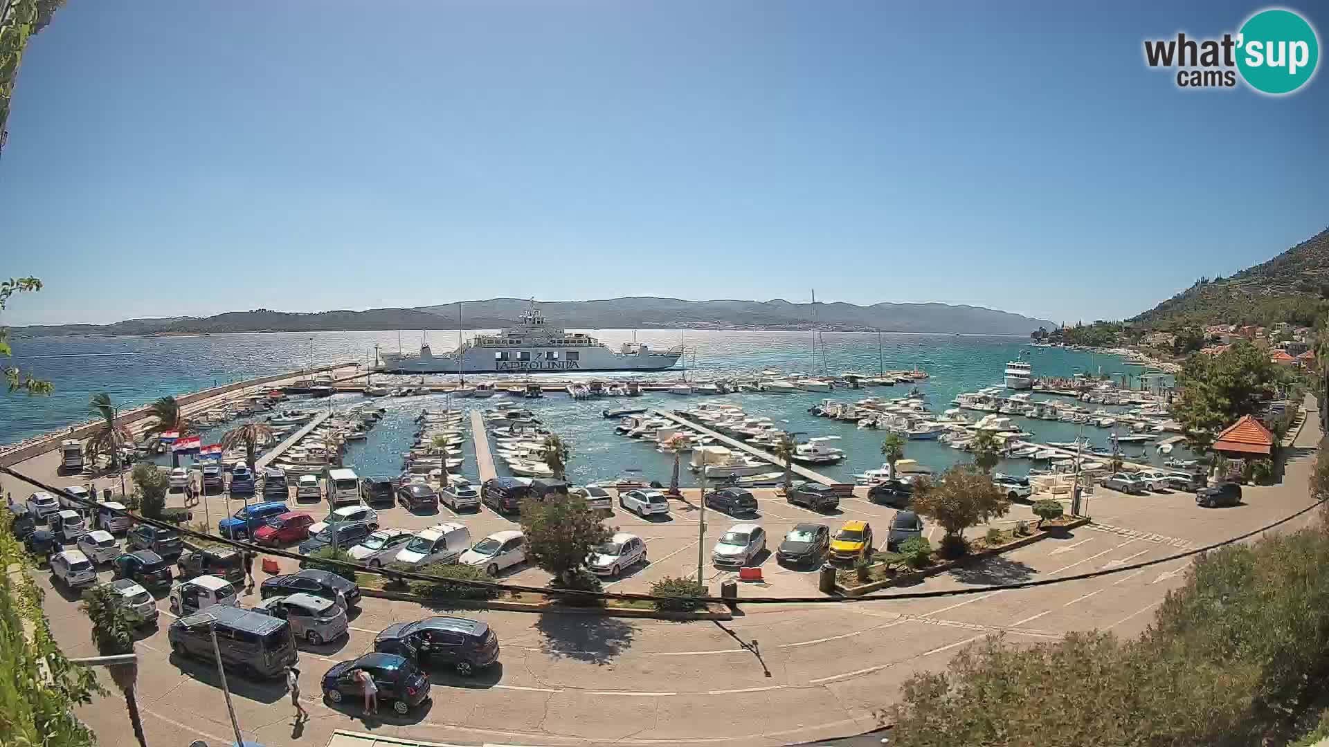 Webcam Sabbioncello Riva – Traghetto per Curzola in diretta