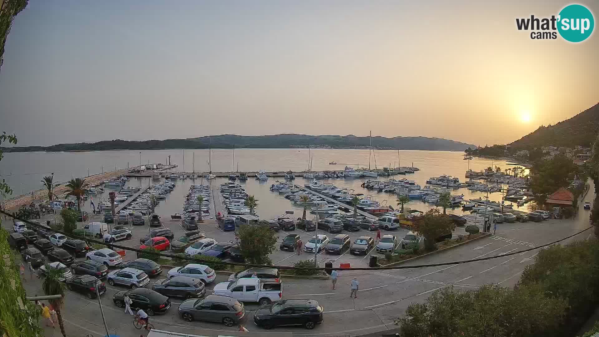 Webcam Orebić Riva – Ferry vers Korčula en direct
