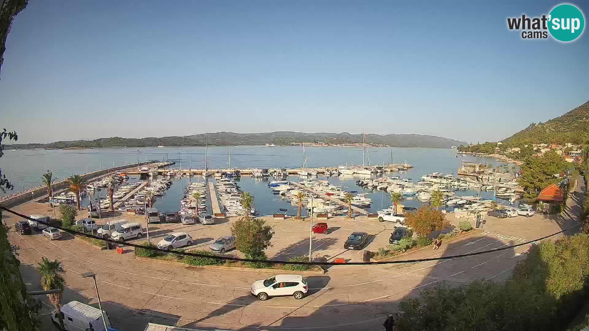 Webcam Orebić Riva – Ferry vers Korčula en direct
