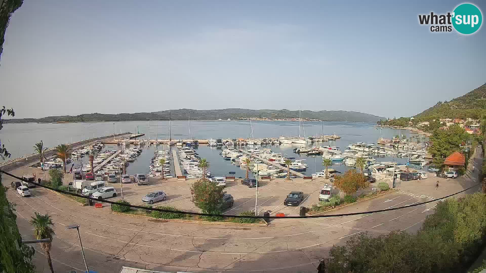 Webcam Orebić Riva – Ferry a Korčula en vivo