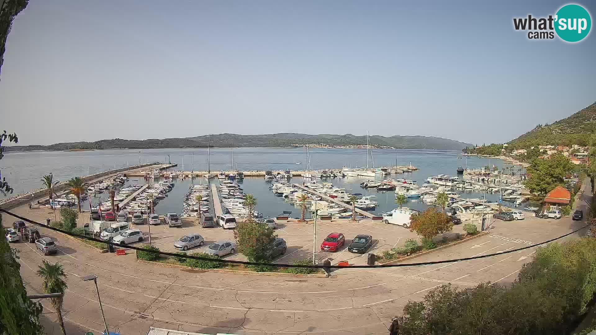 Webcam Orebić Riva – Ferry to Korčula Live