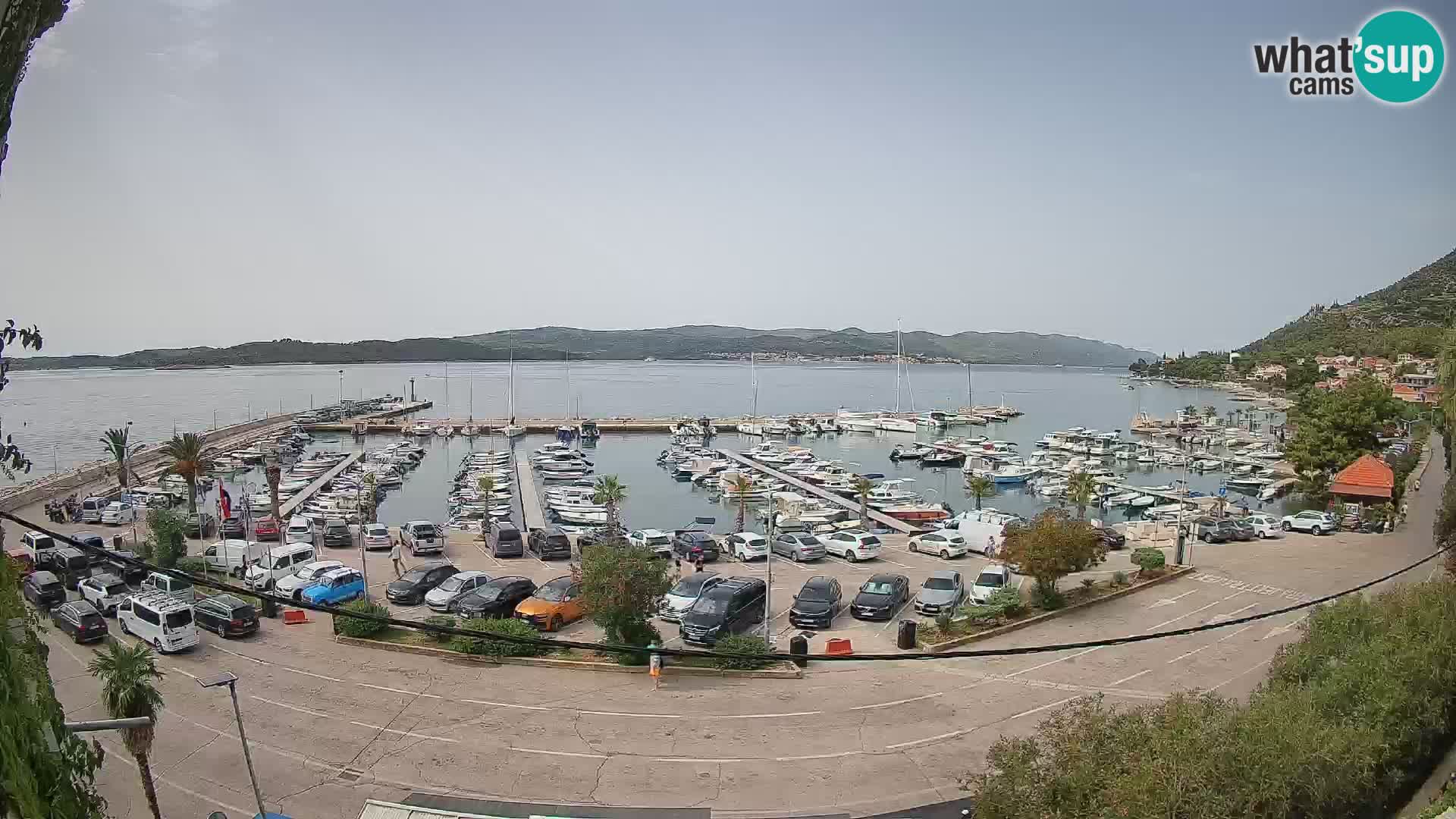 Web kamera Orebić Riva – Trajekt za Korčulu uživo