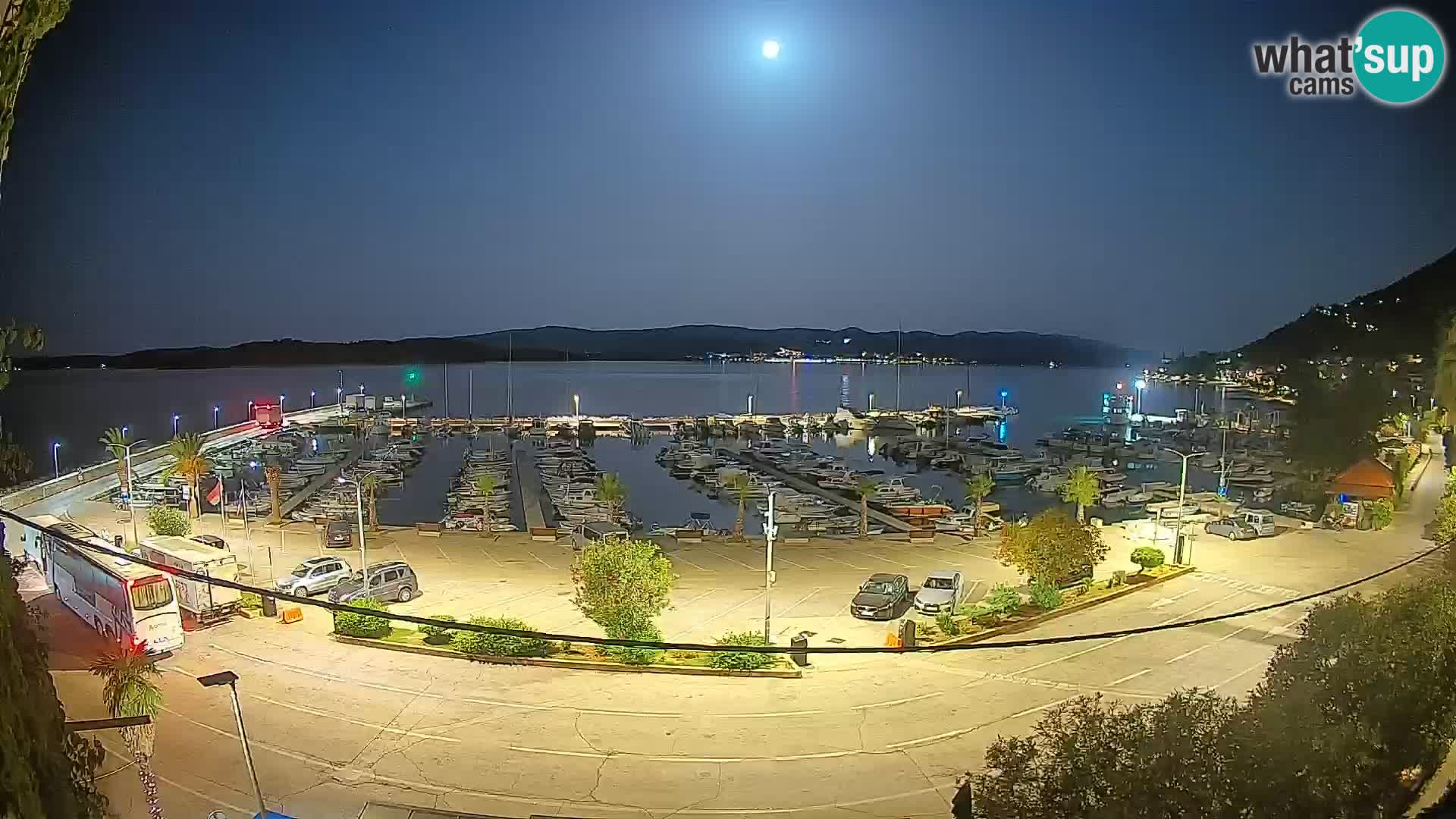 Webcam Orebić Uferpromenade – Fähre nach Korčula Live