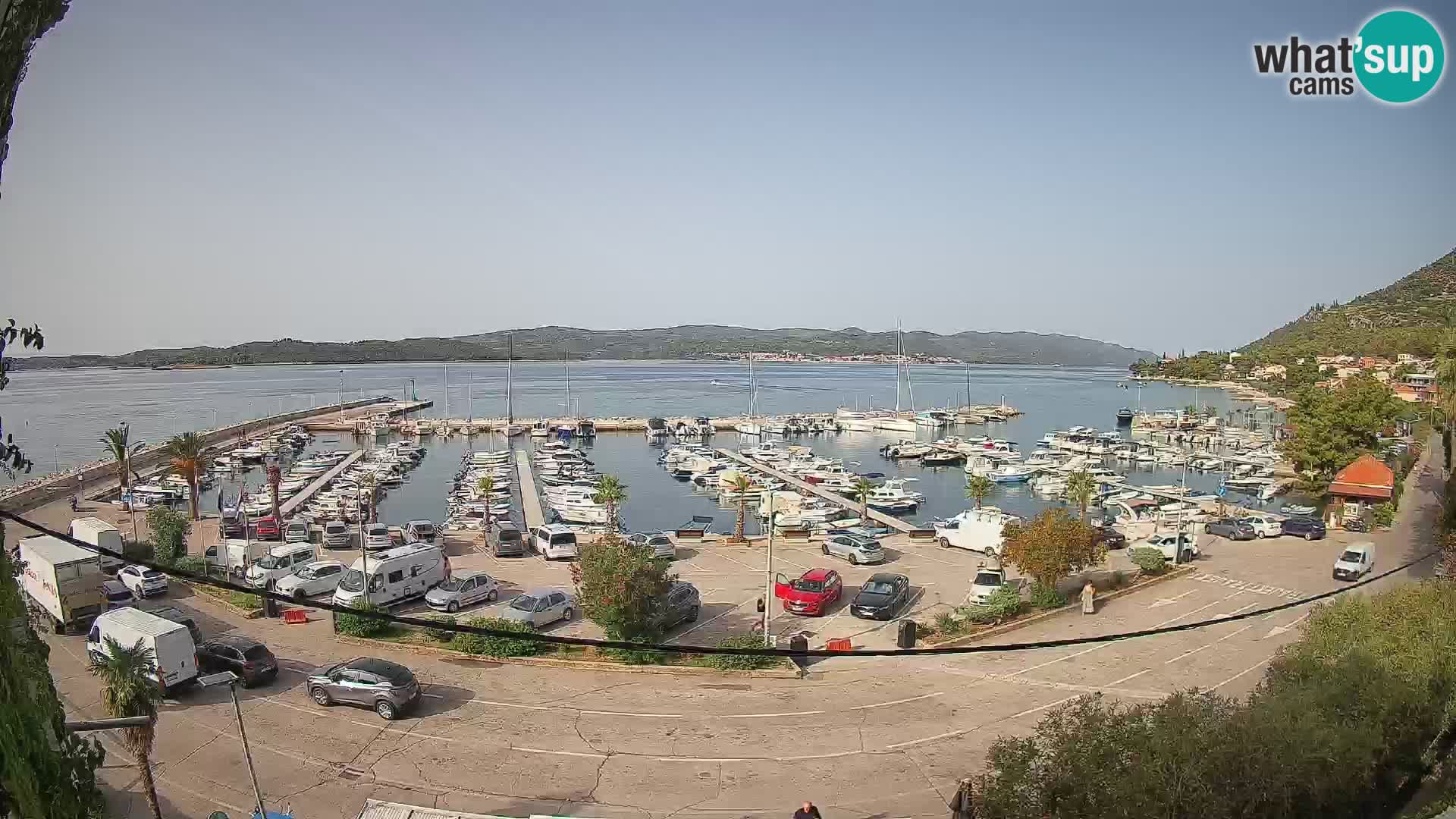 Webcam Orebić Riva – Ferry vers Korčula en direct