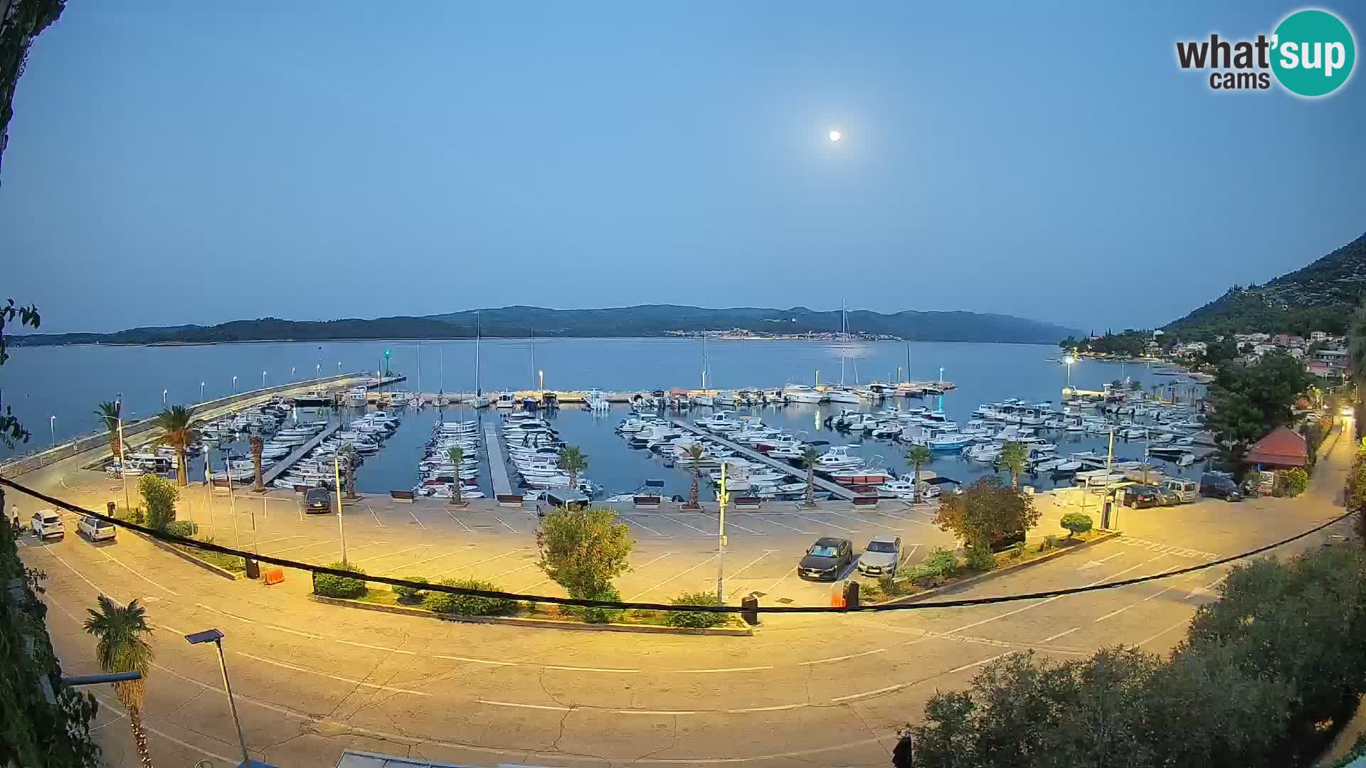 Web kamera Orebić Riva – Trajekt za Korčulu uživo