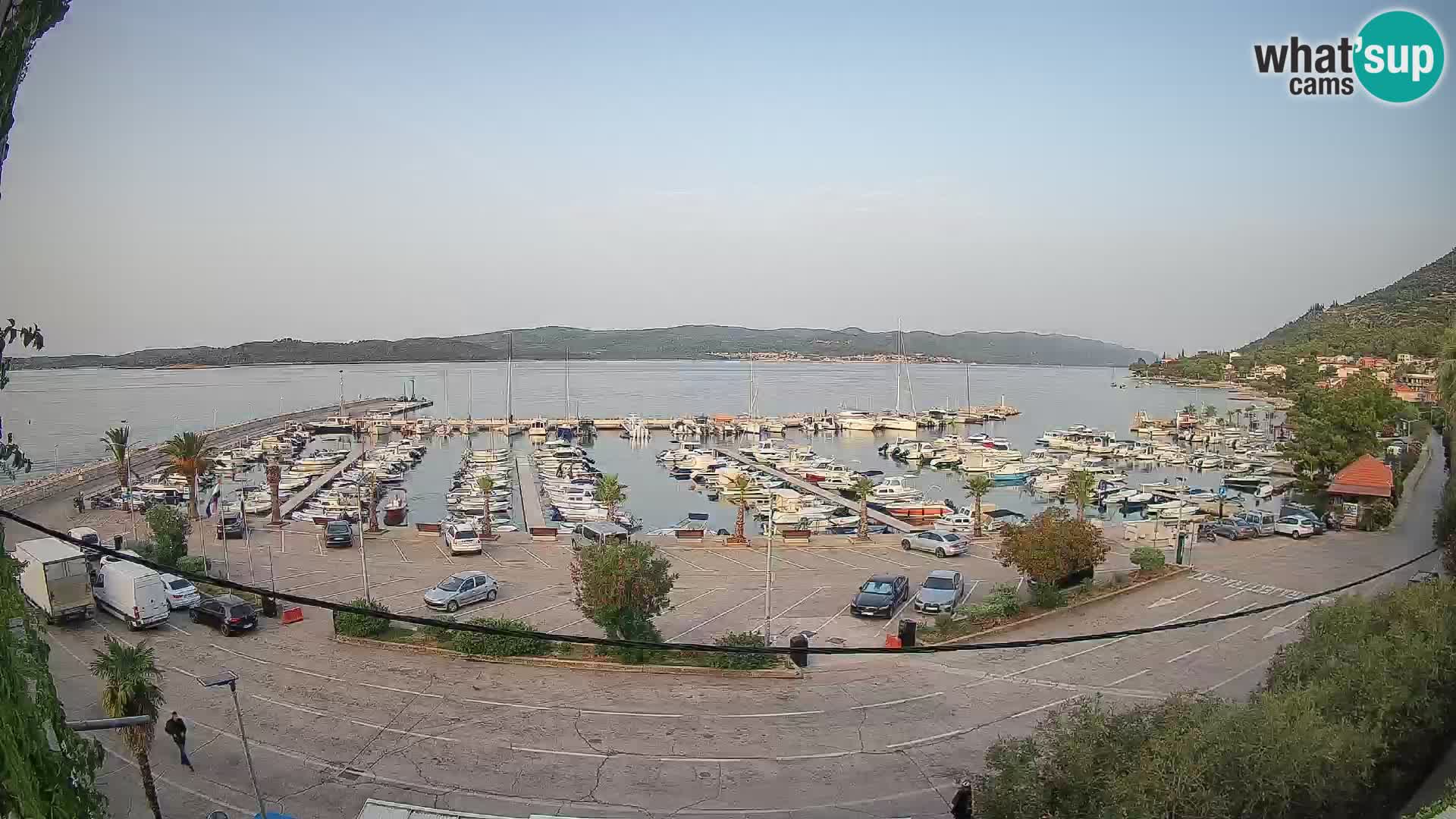 Webcam Orebić Riva – Ferry to Korčula Live